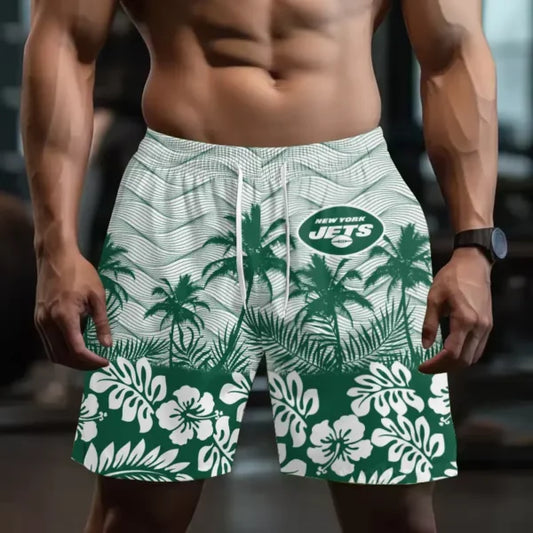 [TOUCHDOWN DEAL] NEW CUSTOMIZED NFL25 NYJ NEW YORK JETS SHORT PANTS