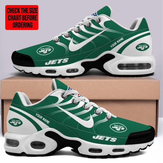 [TOUCHDOWN DEAL] NEW CUSTOMIZED NFL25 NYJ NEW YORK JETS AIR MAX PLUS SNEAKERS