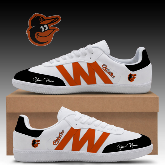 [HOMERUN DEAL] NEW CUSTOMIZED MLB25 BOS BALTIMORE ORIOLES CLASSIC SNEAKERS