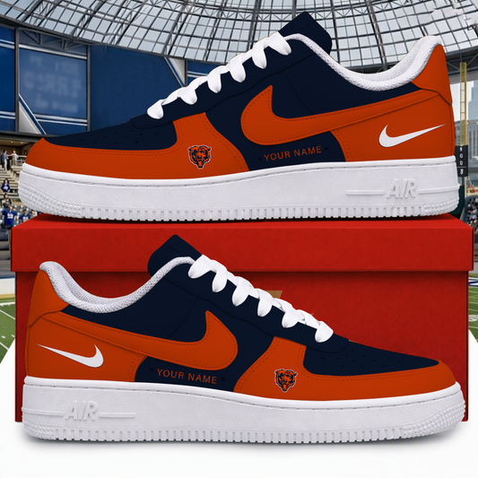 [TOUCHDOWN DEAL] NEW CUSTOMIZED NFL26 CCB CHICAGO BEARS AF1 SHOES