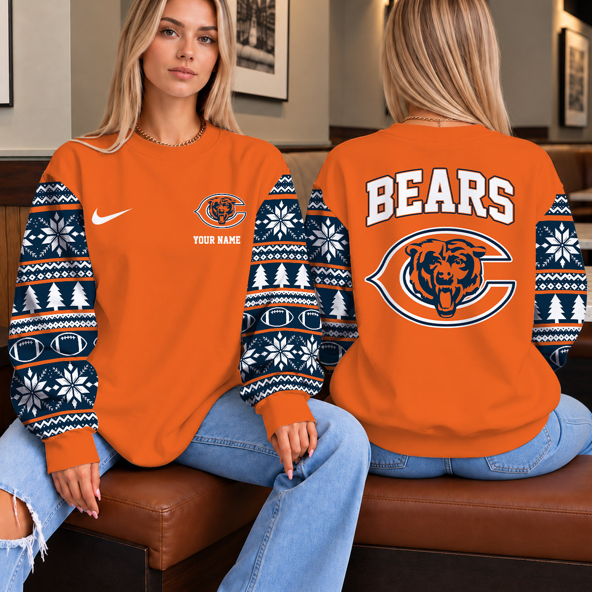 [TOUCHDOWN DEAL] NEW CUSTOMIZED NFL26 CCB THE BEARS UNISEX SWEATSHIRT
