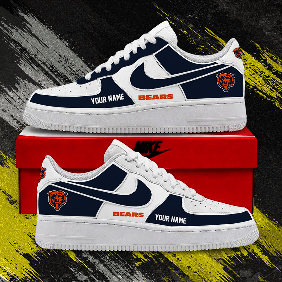 [TOUCHDOWN DEAL] NEW CUSTOMIZED NFL26 CCB CHICAGO BEARS AF1 SHOES