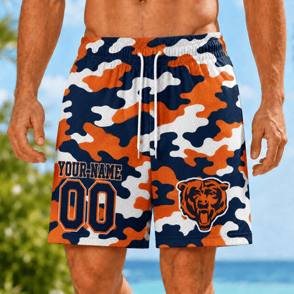 [TOUCHDOWN DEAL] NEW CUSTOMIZED NFL26 CCB CHICAGO BEARS SHORT PANTS