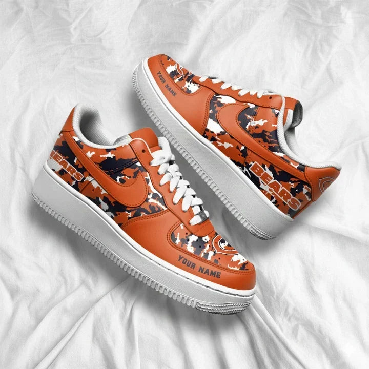 [TOUCHDOWN DEAL] NEW CUSTOMIZED NFL26 CCB CHICAGO BEARS AF1 SNEAKERS