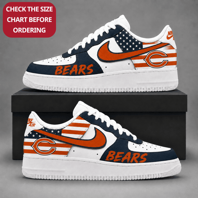 [TOUCHDOWN DEAL] NEW CUSTOMIZED NFL26 CCB CHICAGO BEARS AF1 SHOES