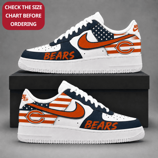 [TOUCHDOWN DEAL] NEW CUSTOMIZED NFL26 CCB CHICAGO BEARS AF1 SHOES