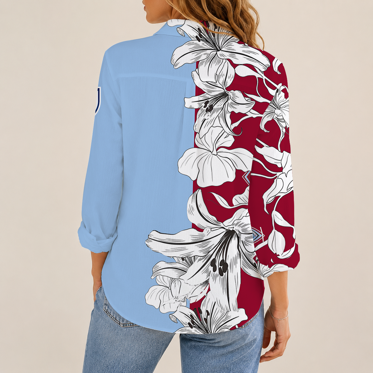 [GOAL DEAL] NEW CUSTOMIZED MLS26 CLR COLORADO RAPIDS WOMEN CASUAL SHIRT
