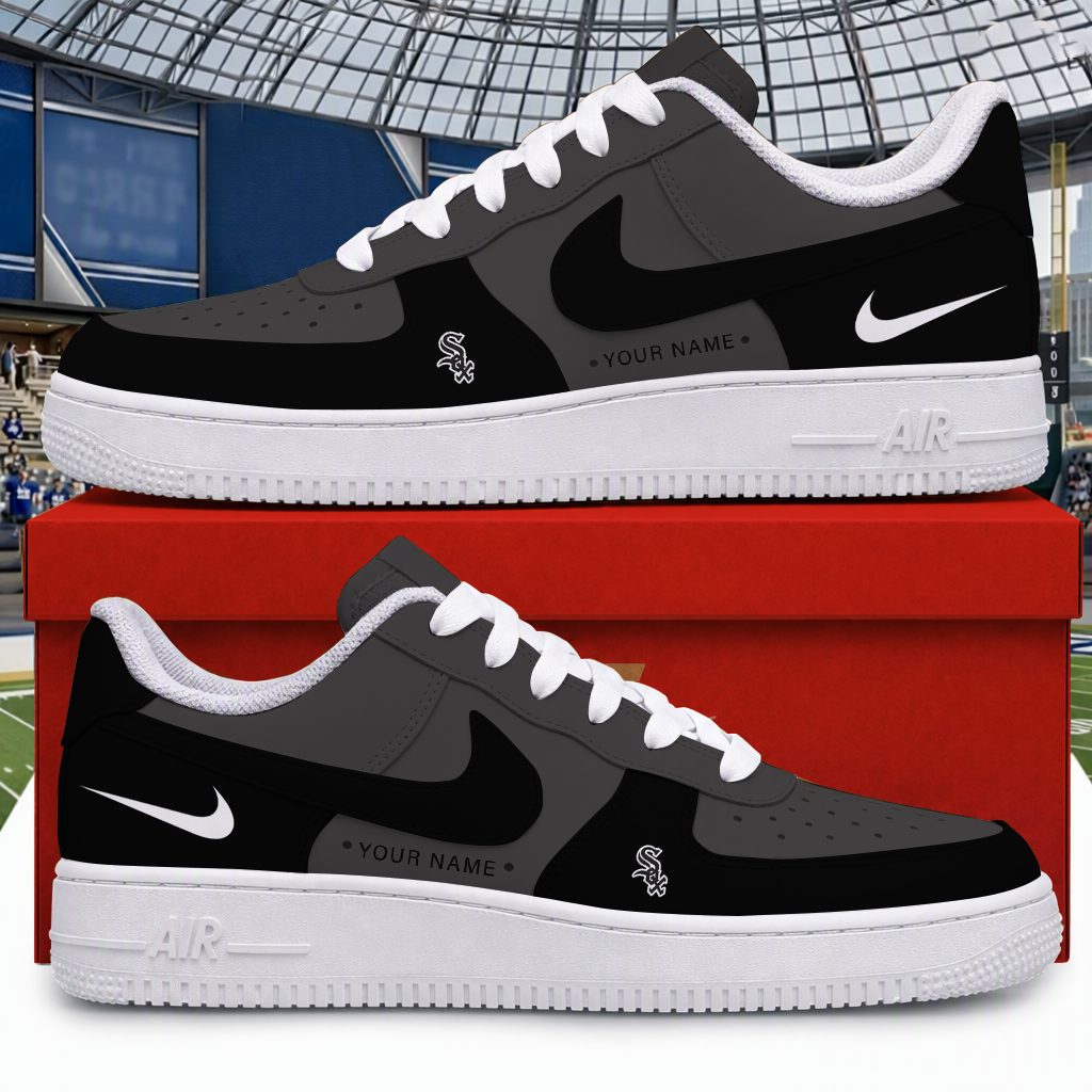 [HOMERUN DEAL] NEW CUSTOMIZED MLB26 CWS CHICAGO WHITE SOX AF1 SHOES