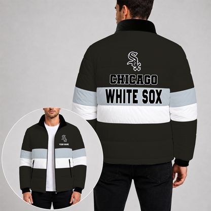 [HOMERUN DEAL] NEW CUSTOMIZED MLB 26 THE WHITE SOX PUFFER JACKET