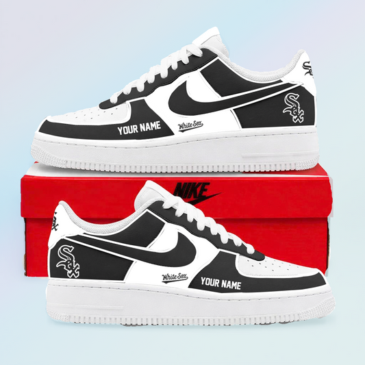 [HOMERUN DEAL] NEW CUSTOMIZED MLB26 CWS CHICAGO WHITE SOX AF1 SHOES