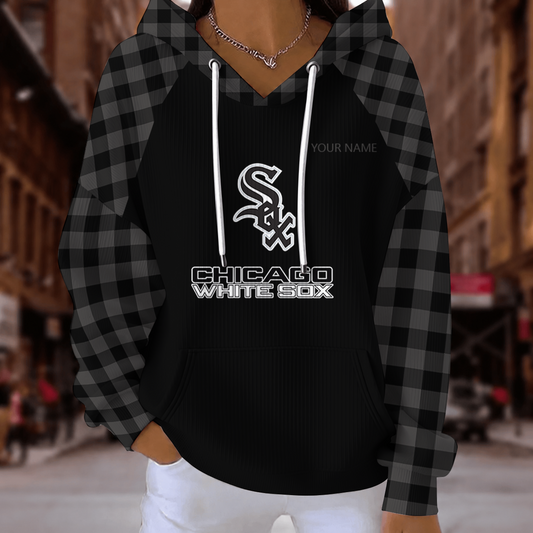 [HOMERUN DEAL] NEW CUSTOMIZED MLB26 CWS CHICAGO WHITE SOX RIBBED HOODIE & SWEATSHIRT