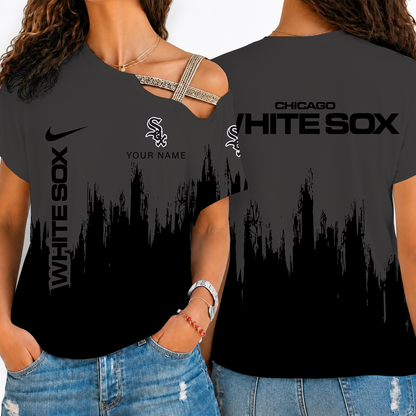 [HOMERUN DEAL] NEW CUSTOMIZED MLB26 CWS CHICAGO WHITE SOX SHOULDER SHIRT