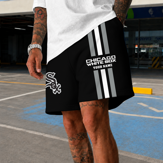 [HOMERUN DEAL] NEW PREMIUM MLB26 CWS CHICAGO WHITE SOX SHORT PANTS