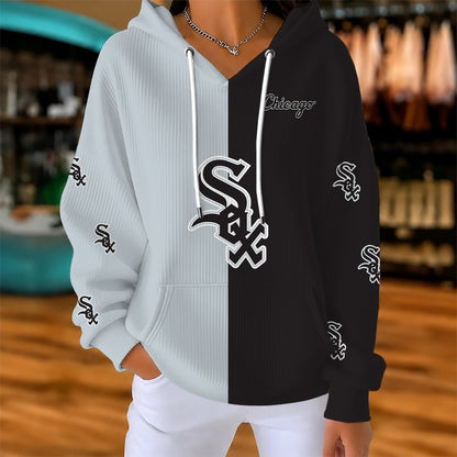 [HOMERUN DEAL] NEW CUSTOMIZED MLB26 CWS CHICAGO WHITE SOX RIBBED HOODIE & SWEATSHIRT
