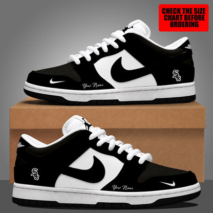[HOMERUN DEAL] NEW CUSTOMIZED MLB26 CWS CHICAGO WHITE SOX DUNK LOW SHOES