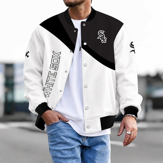 [HOMERUN DEAL] NEW CUSTOMIZED MLB26 CWS CHICAGO WHITE SOX VARSITY & BASEBALL JACKET