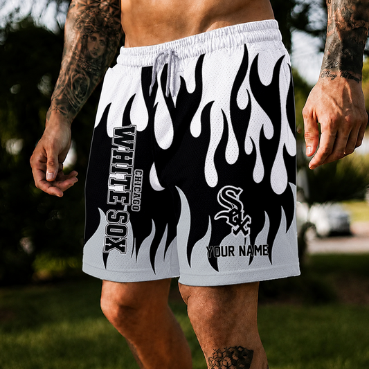 [HOMERUN DEAL] NEW CUSTOMIZED MLB26 CWS CHICAGO WHITE SOX SHORT PANTS