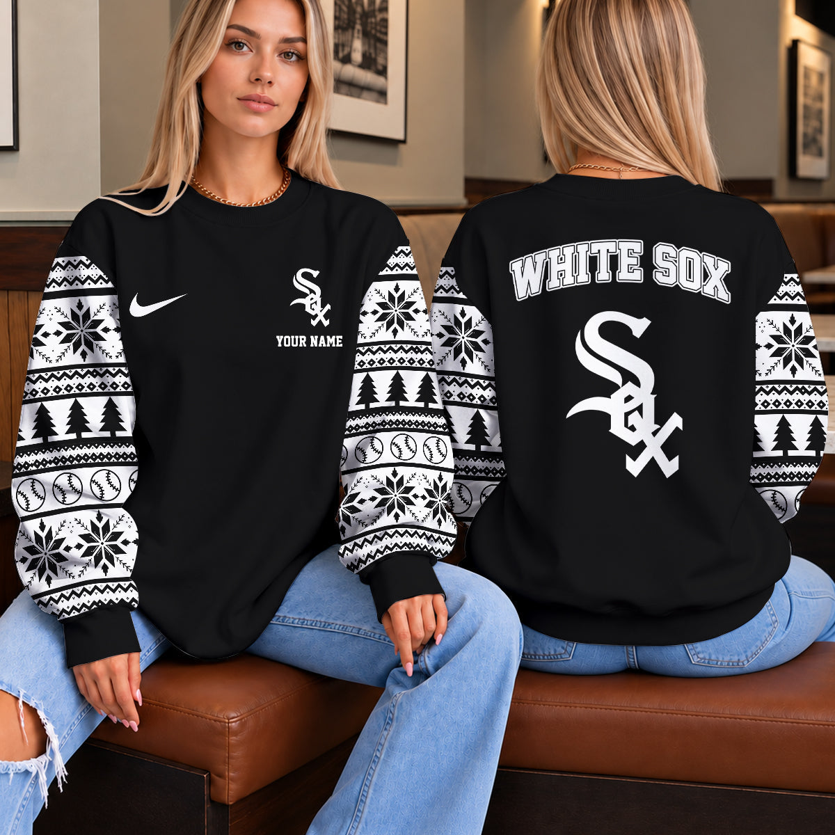 [HOMERUN DEAL] NEW CUSTOMIZED MLB26 CWS THE WHITE SOX UNISEX SWEATSHIRT