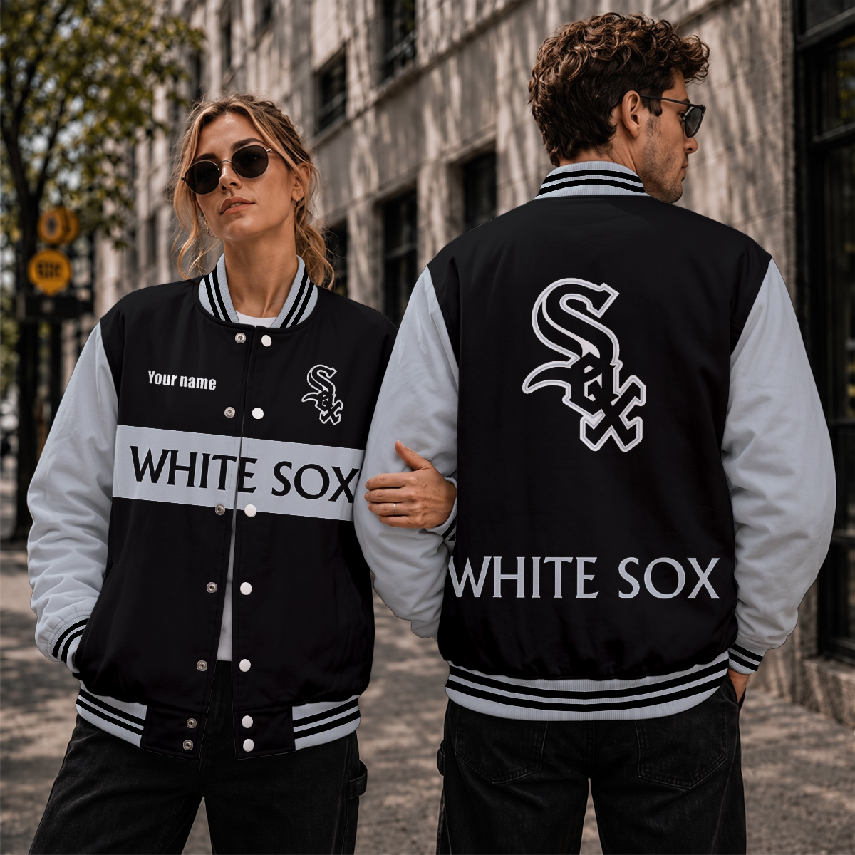 [HOMERUN DEAL] NEW CUSTOMIZED MLB26 CWS CHICAGO WHITE SOX VARSITY & BASEBALL JACKET