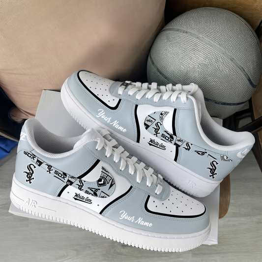 [HOMERUN DEAL] NEW CUSTOMIZED MLB26 CWS CHICAGO WHITE SOX AF1 SHOES