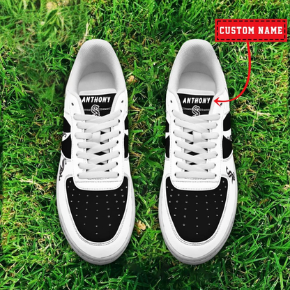 [HOMERUN DEAL] NEW CUSTOMIZED MLB26 CWS CHICAGO WHITE SOX AF1 SHOES