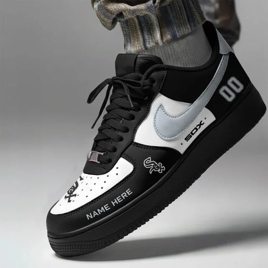 [HOMERUN DEAL] NEW CUSTOMIZED MLB26 CWS CHICAGO WHITE SOX AF1 SHOES
