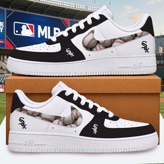 [HOMERUN DEAL] NEW CUSTOMIZED MLB26 CWS CHICAGO WHITE SOX AF1 SHOES