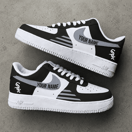 [HOMERUN DEAL] NEW CUSTOMIZED MLB26 CWS CHICAGO WHITE SOX AF1 SHOES