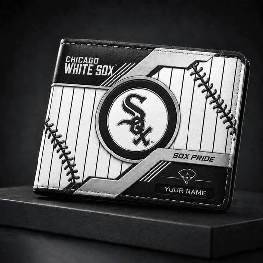 [HOMERUN DEAL] NEW CUSTOMIZED MLB26 CWS CHICAGO WHITE SOX LEATHER WALLET