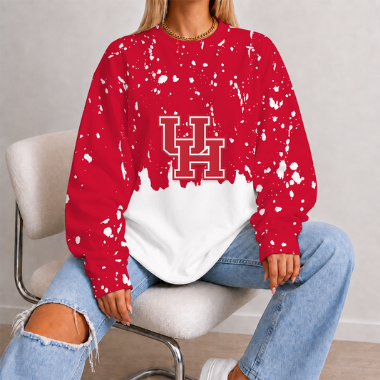 [SLAM DUNK DEAL] NEW CUSTOMIZED NCAA MAM26 HOC HOUSTON COUGARS STRAPPY UNISEX SWEATSHIRT