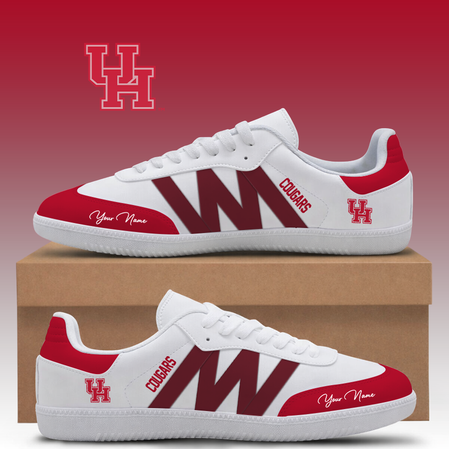 [SLAM DUNK DEAL] NEW CUSTOMIZED NCAA MAM26 HOC HOUSTON COUGARS CLASSIC SNEAKERS