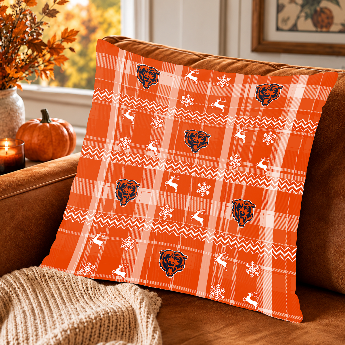 [TOUCHDOWN DEAL] NEW CUSTOMIZED NFL26 CCB THE BEARS ENVELOPE PILLOW CASE