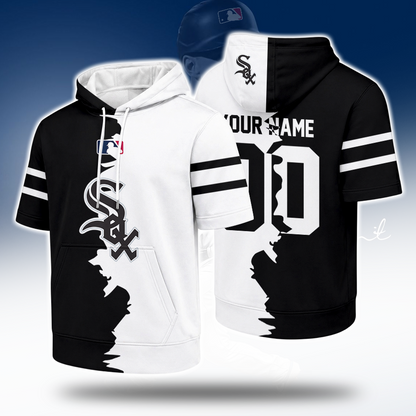 [HOMERUN DEAL] NEW CUSTOMIZED MLB26 CWS CHICAGO WHITE SOX SHORT SLEEVE HOODIE