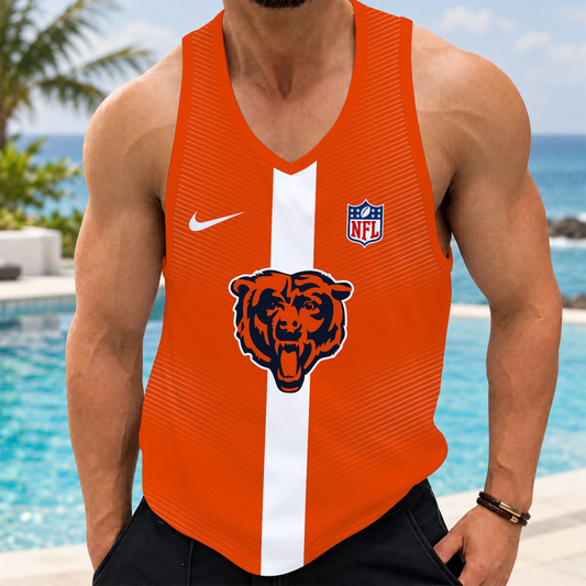 [TOUCHDOWN DEAL] NEW CUSTOMIZED NFL26 CCB CHICAGO BEARS UNISEX TANK TOP