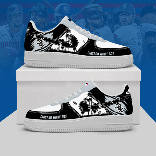 [HOMERUN DEAL] NEW CUSTOMIZED MLB26 CWS CHICAGO WHITE SOX AF1 SHOES