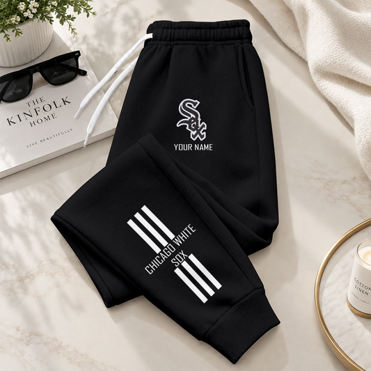 [HOMERUN DEAL] NEW CUSTOMIZED MLB26 CWS CHICAGO WHITE SOX SWEATPANTS