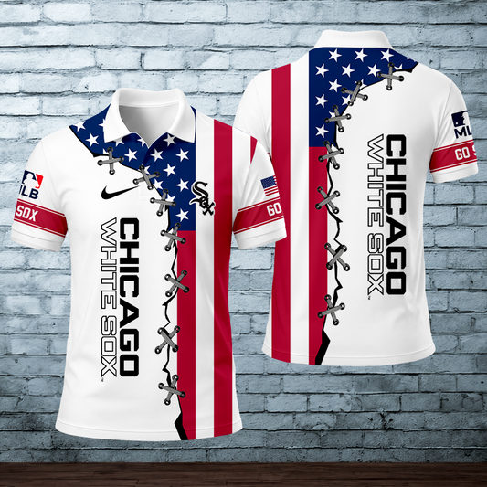 [HOMERUN DEAL] NEW CUSTOMIZED MLB26 CWS CHICAGO WHITE SOX POLO SHIRT