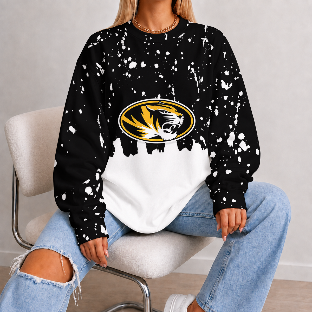 [TOUCHDOWN DEAL] NEW CUSTOMIZED NCAA FBS26 MST MISSOURI TIGERS UNISEX SWEATSHIRT