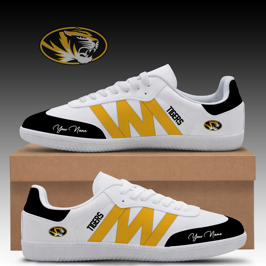 [TOUCHDOWN DEAL] NEW CUSTOMIZED NCAA FBS26 MST MISSOURI TIGERS CLASSIC SNEAKERS