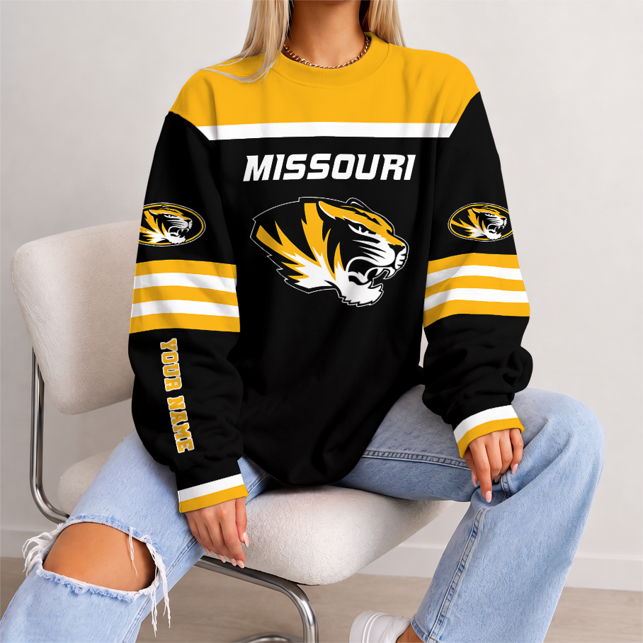 [TOUCHDOWN DEAL] NEW CUSTOMIZED NCAA FBS26 MST MISSOURI TIGERS UNISEX SWEATSHIRT