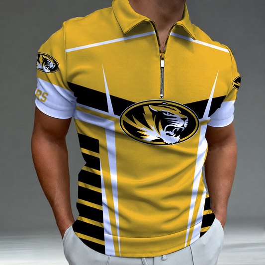 [TOUCHDOWN DEAL] NEW CUSTOMIZED NCAA FBS26 MST MISSOURI TIGERS POLO SHIRT