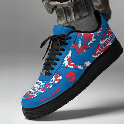 [SLAM DUNK DEAL] NEW CUSTOMIZED NBA26 P76 PHILADELPHIA 76ERS AF1 SHOES