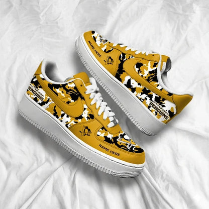 [PUCK DROP DEAL] NEW CUSTOMIZED NHL26 PBP PITTSBURGH PENGUINS AF1 SHOES