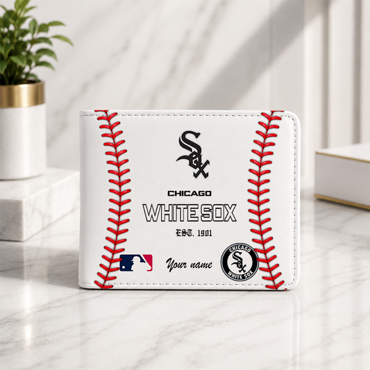 [HOMERUN DEAL] NEW CUSTOMIZED MLB26 CWS CHICAGO WHITE SOX LEATHER WALLET