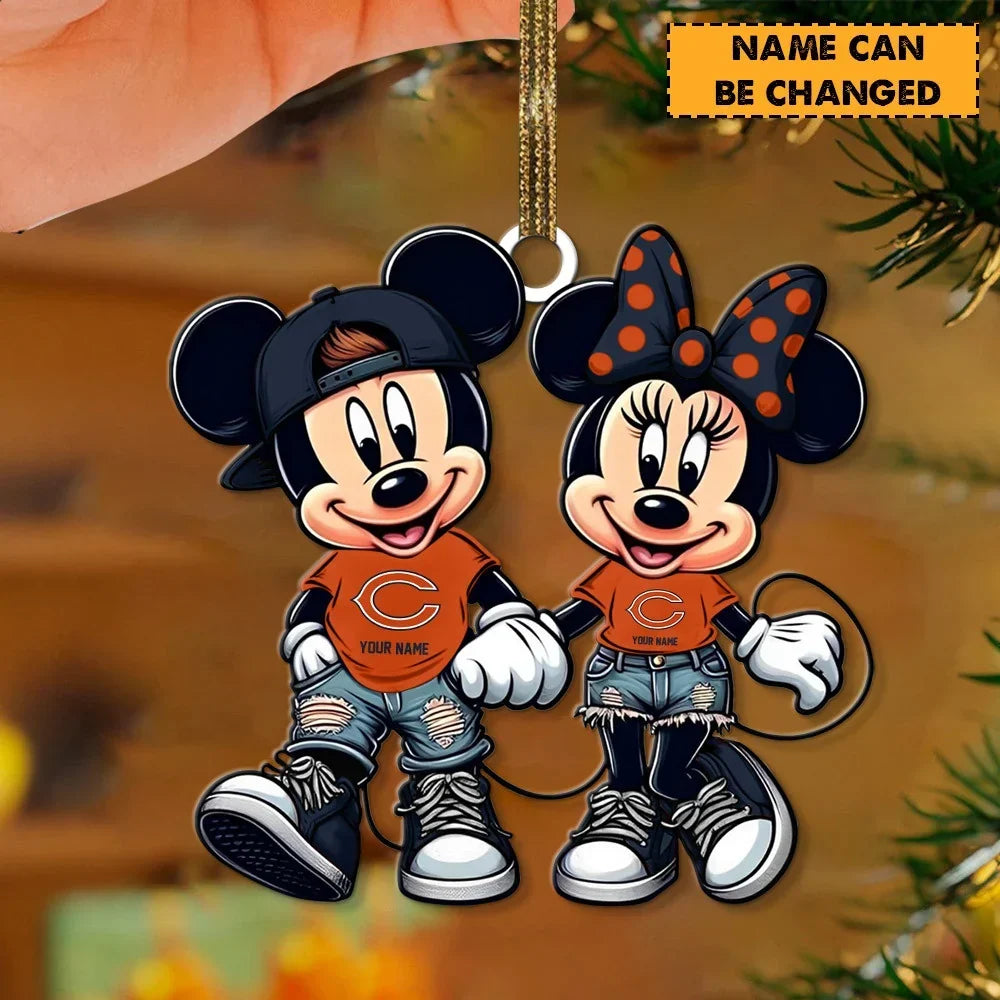 [TOUCHDOWN DEAL] NEW CUSTOMIZED NFL26 CCB CHICAGO BEARS CHRISTMAS ACRYLIC ORNAMENT
