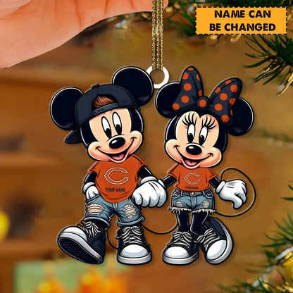 [TOUCHDOWN DEAL] NEW CUSTOMIZED NFL26 CCB CHICAGO BEARS CHRISTMAS ACRYLIC ORNAMENT