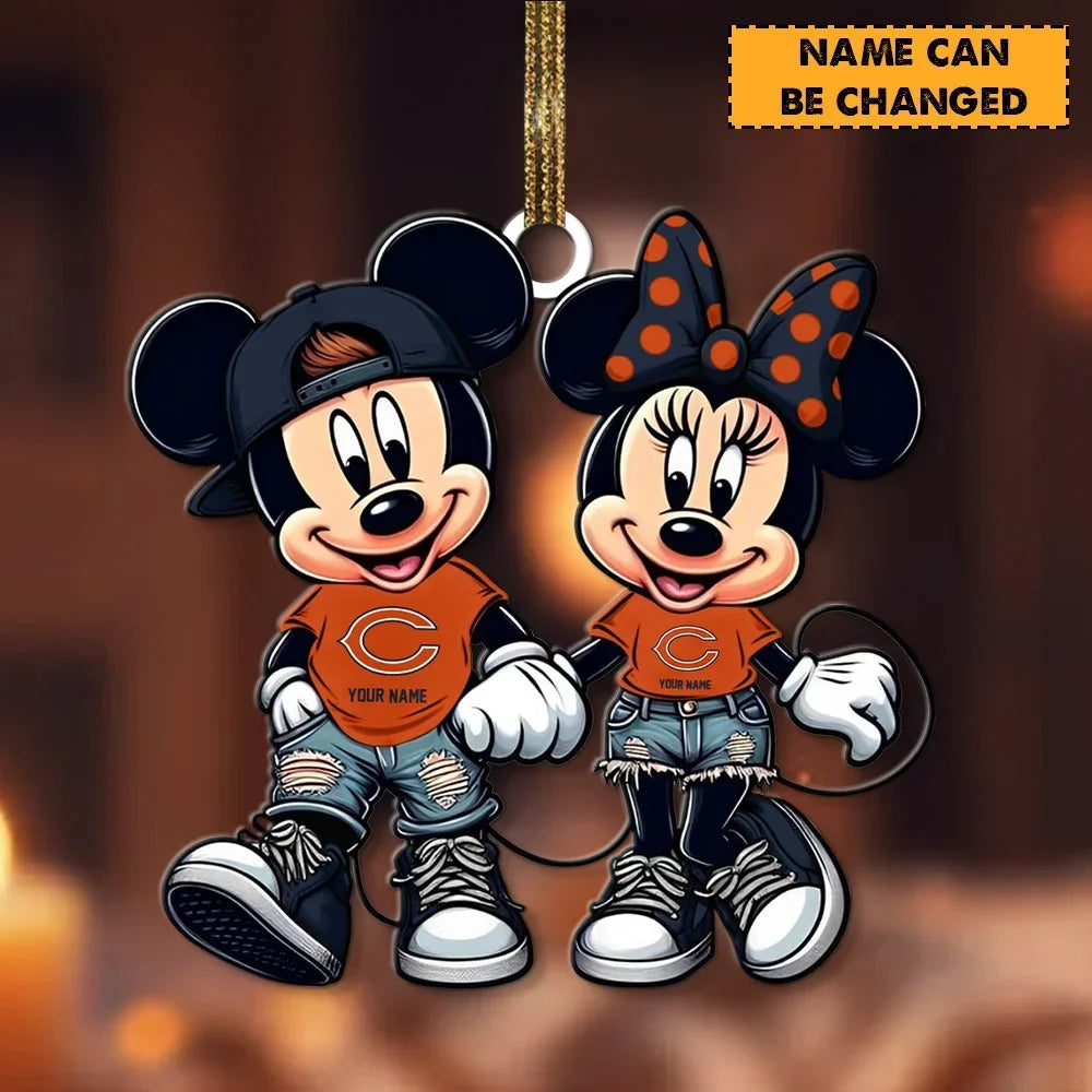 [TOUCHDOWN DEAL] NEW CUSTOMIZED NFL26 CCB CHICAGO BEARS CHRISTMAS ACRYLIC ORNAMENT