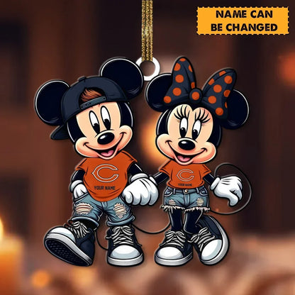 [TOUCHDOWN DEAL] NEW CUSTOMIZED NFL26 CCB CHICAGO BEARS CHRISTMAS ACRYLIC ORNAMENT
