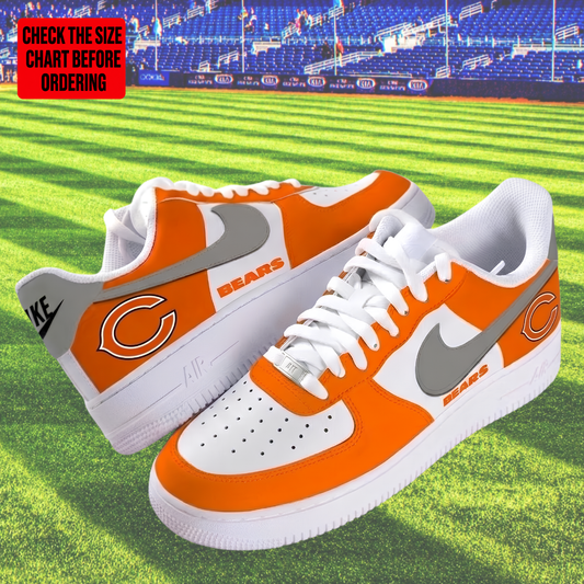 [TOUCHDOWN DEAL] NEW CUSTOMIZED NFL26 CCB CHICAGO BEARS AF1 SHOES