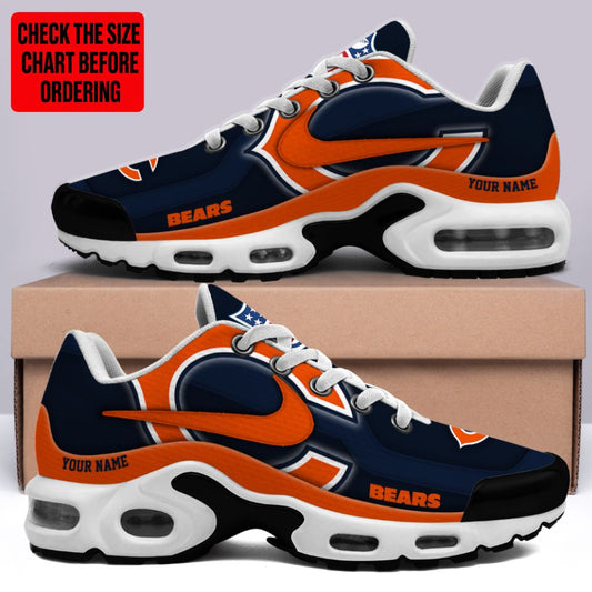 [TOUCHDOWN DEAL] NEW CUSTOMIZED NFL26 CCB CHICAGO BEARS AIR MAX PLUS SNEAKERS